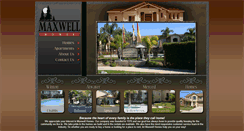 Desktop Screenshot of maxwellhomes.com